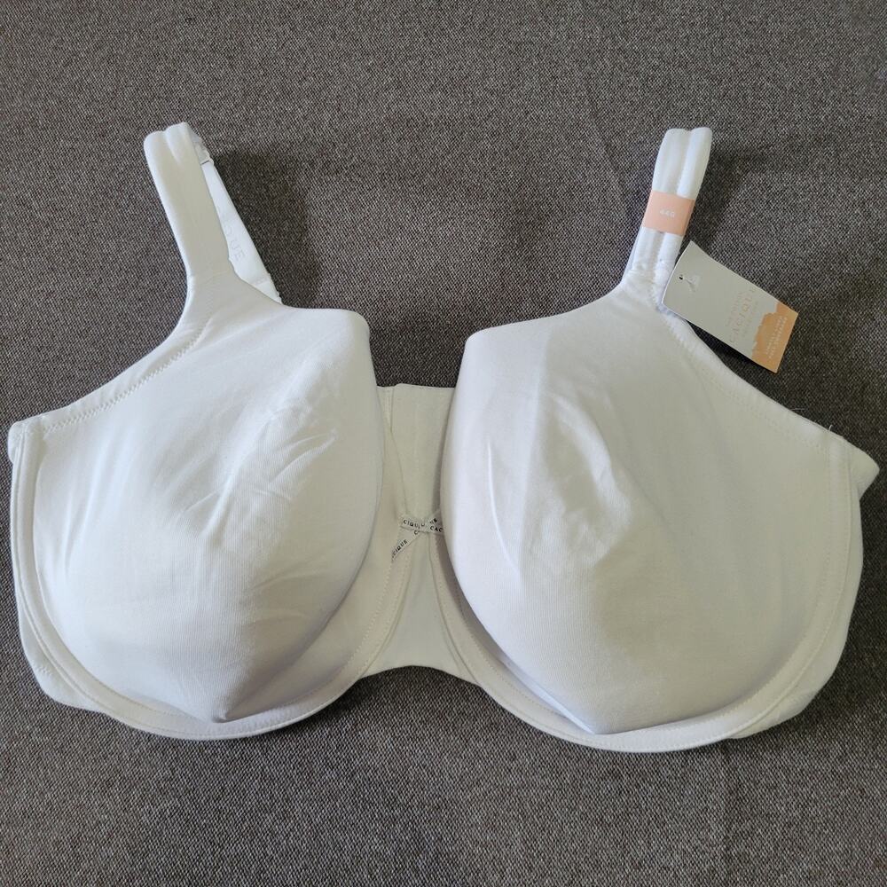 Cacique Bra 44G White Lightly Lined Full Coverage